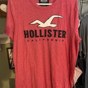 Mens large curved hem tshirt